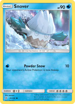 Snover 41/236 Common card from Unified Minds
