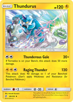 Thundurus 68/236 Uncommon card from Unified Minds