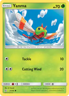 Yanma 2/236 Common card from Unified Minds