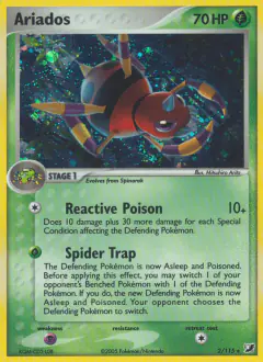 Ariados 2/115 Rare Holo card from Unseen Forces