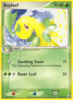 Bayleef 35/115 Uncommon card from Unseen Forces
