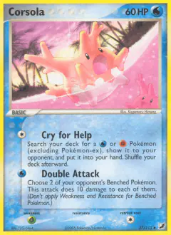 Corsola 37/115 Uncommon card from Unseen Forces