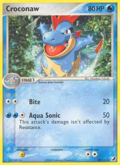 Croconaw 38/115 Uncommon card from Unseen Forces