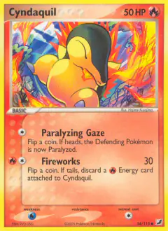 Cyndaquil 54/115 Common card from Unseen Forces