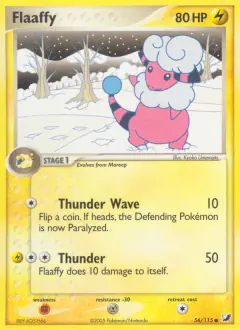 Flaaffy 56/115 Common card from Unseen Forces