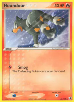 Houndour 60/115 Common card from Unseen Forces