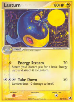 Lanturn 40/115 Uncommon card from Unseen Forces