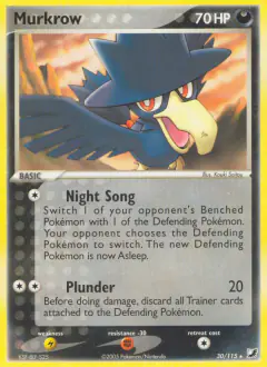 Murkrow 30/115 Rare card from Unseen Forces