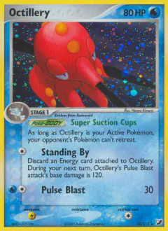 Octillery 10/115 Rare Holo card from Unseen Forces