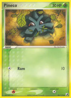 Pineco 66/115 Common card from Unseen Forces