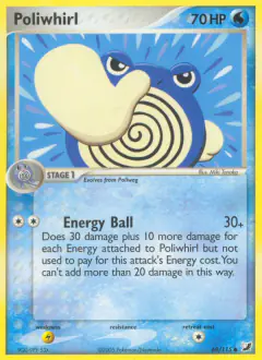 Poliwhirl 68/115 Common card from Unseen Forces