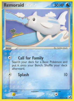 Remoraid 71/115 Common card from Unseen Forces