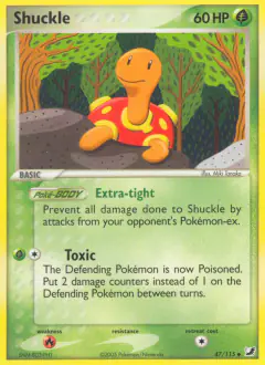 Shuckle 47/115 Uncommon card from Unseen Forces