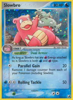 Slowbro 13/115 Rare Holo card from Unseen Forces