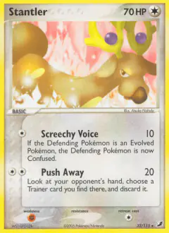 Stantler 32/115 Rare card from Unseen Forces