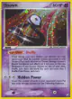 Unown B/28 Rare card from Unseen Forces