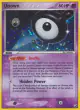 Unown J/28 Rare card from Unseen Forces