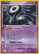 Unown L/28 Rare card from Unseen Forces