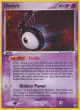 Unown T/28 Rare card from Unseen Forces