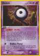 Unown Z/28 Rare card from Unseen Forces