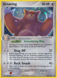 Ursaring 18/115 Rare Holo card from Unseen Forces