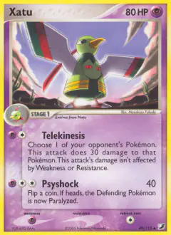 Xatu 49/115 Uncommon card from Unseen Forces