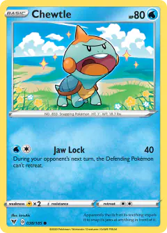 Chewtle 038/185 Common card from Vivid Voltage