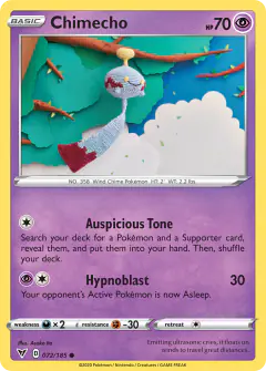 Chimecho 072/185 Common card from Vivid Voltage