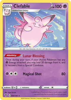 Clefable 064/185 Rare card from Vivid Voltage