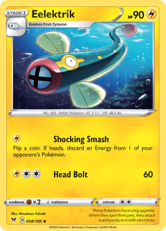 Eelektrik 058/185 Uncommon card from Vivid Voltage