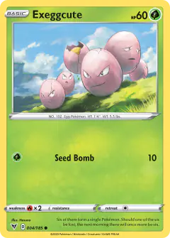 Exeggcute 004/185 Common card from Vivid Voltage