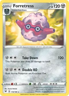 Forretress 114/185 Rare card from Vivid Voltage