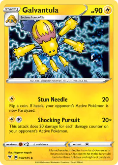 Galvantula 056/185 Uncommon card from Vivid Voltage