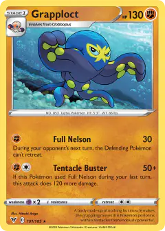 Grapploct 101/185 Rare card from Vivid Voltage