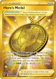 Hero's Medal 201/185 Rare Secret card from Vivid Voltage