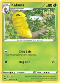 Kakuna 002/185 Uncommon card from Vivid Voltage