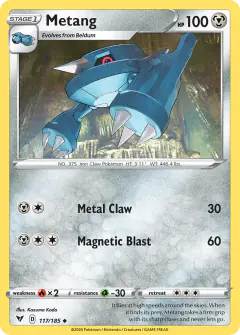Metang 117/185 Uncommon card from Vivid Voltage