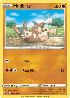 Mudbray 096/185 Common card from Vivid Voltage