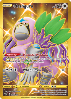 Oranguru 199/185 Rare Secret card from Vivid Voltage