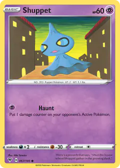 Shuppet 067/185 Common card from Vivid Voltage