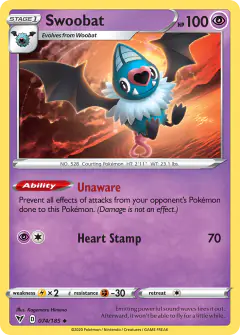 Swoobat 074/185 Uncommon card from Vivid Voltage