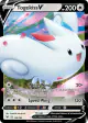 Togekiss V 140/185 Rare Holo V card from Vivid Voltage