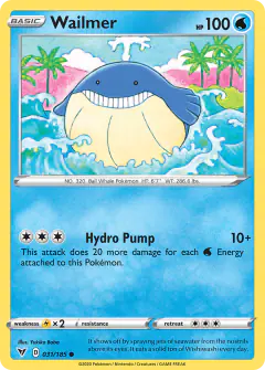 Wailmer 031/185 Common card from Vivid Voltage