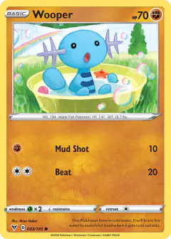 Wooper 083/185 Common card from Vivid Voltage