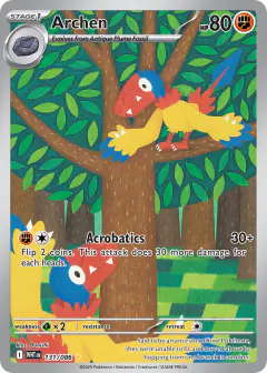 Archen 131/086 Uncommon card from White Flare