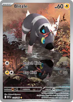 Blitzle 114/086 Illustration Rare card from White Flare