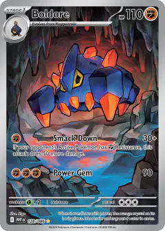 Boldore 128/086 Illustration Rare card from White Flare