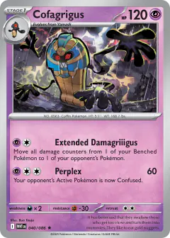Cofagrigus 040/086 Rare card from White Flare