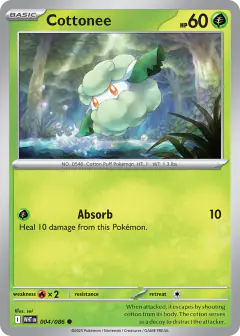 Cottonee 004/086 Common card from White Flare