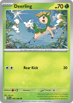 Deerling 006/086 Common card from White Flare